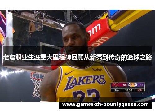 老詹职业生涯重大里程碑回顾从新秀到传奇的篮球之路